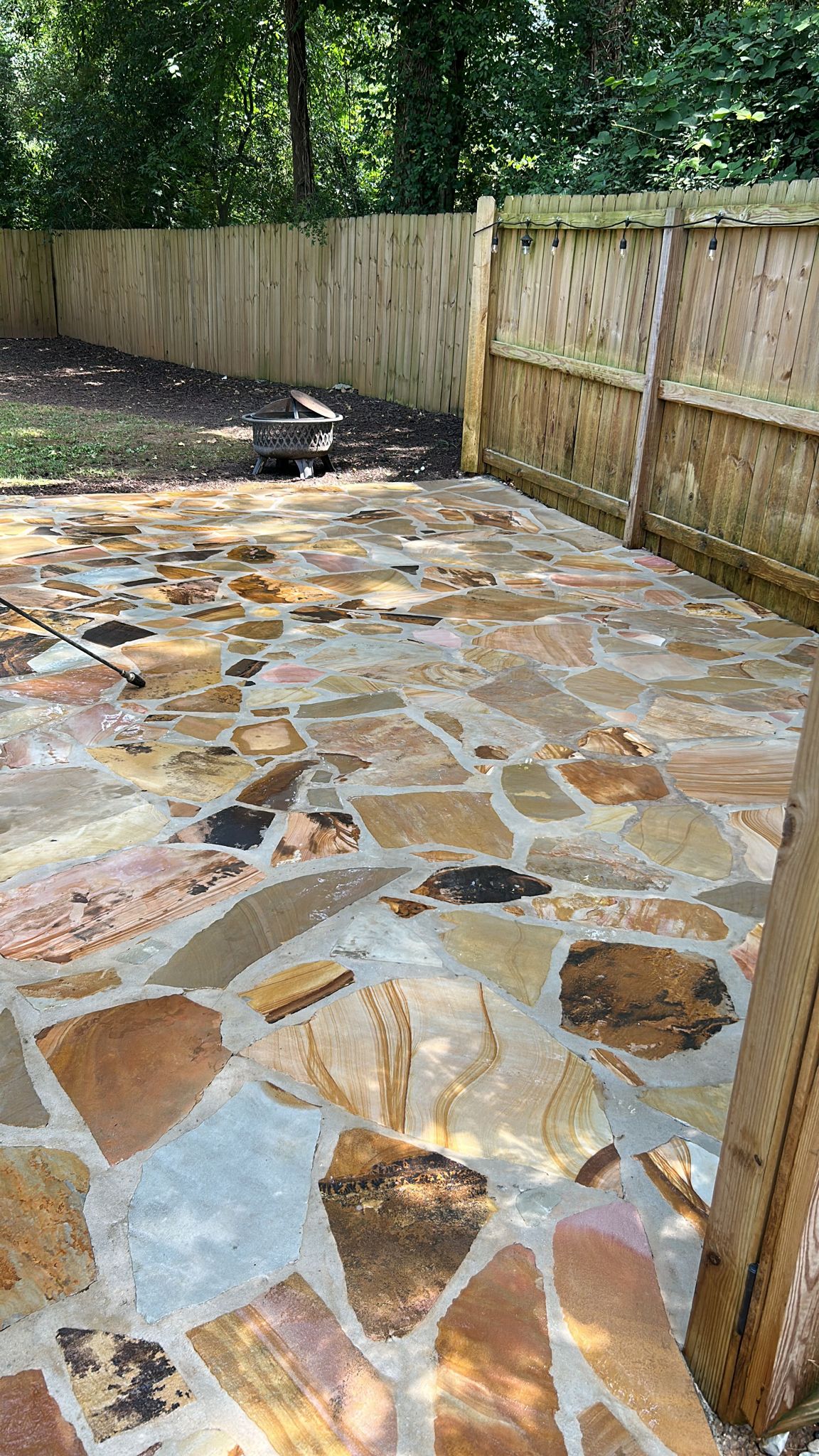 Flagstone patio